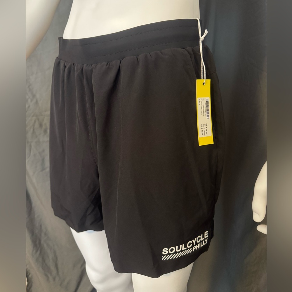 Yellow by Soul Cycle NWT men’s 5” speed shorts - Philly Size Large - Lined